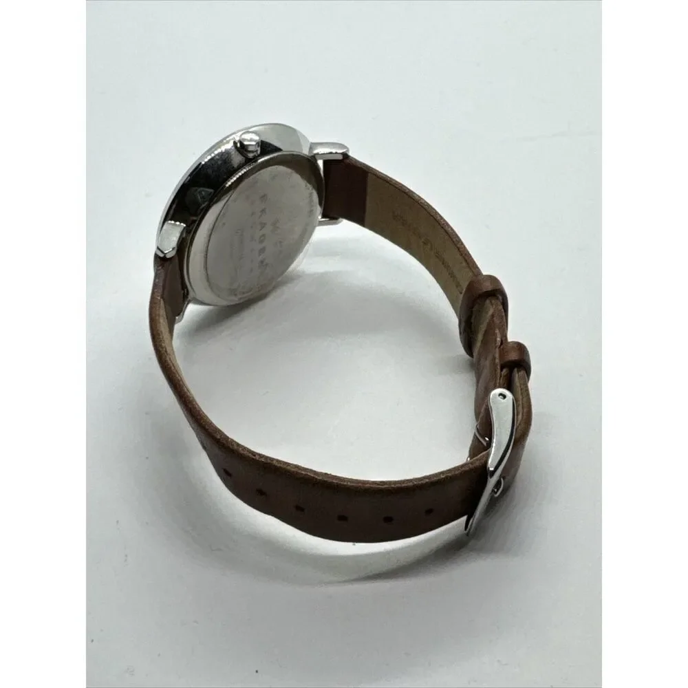 Skagen Ditte SKW2214 Men's Brown Leather Analog Dial Quartz Wrist Watch JNA977